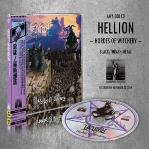 HELLION Hordes of Witchery CD vicious Witch Records
