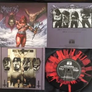 MAYHEMIC Mortuary Feast of Skeletons black Red splatter
