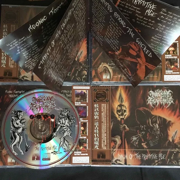 NUCLEAR REVENGE Dawn of the Primitive Age Cd vicious Witch Records