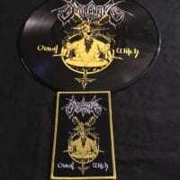 Volcanic Okkult Witch Picture disc LP and patch Vicious witch records