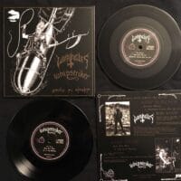 Whipstriker War atrocities 7inch split Vicious witch records