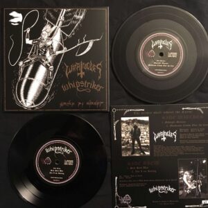 Whipstriker War atrocities 7inch split Vicious witch records