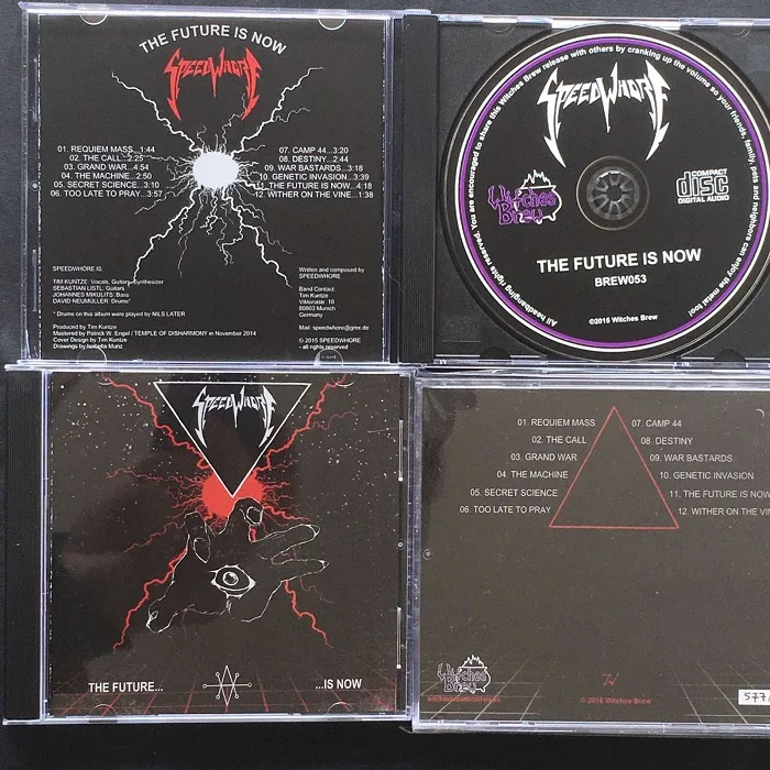 Speedwhore the future is now CD Vicious Witch Records