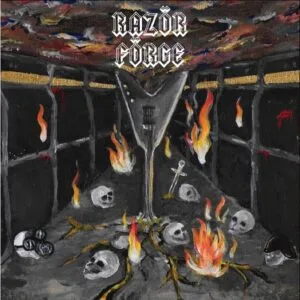Razör Förge / Chaoshorde split gatefold 7 inch EP cover – Vicious Witch Records