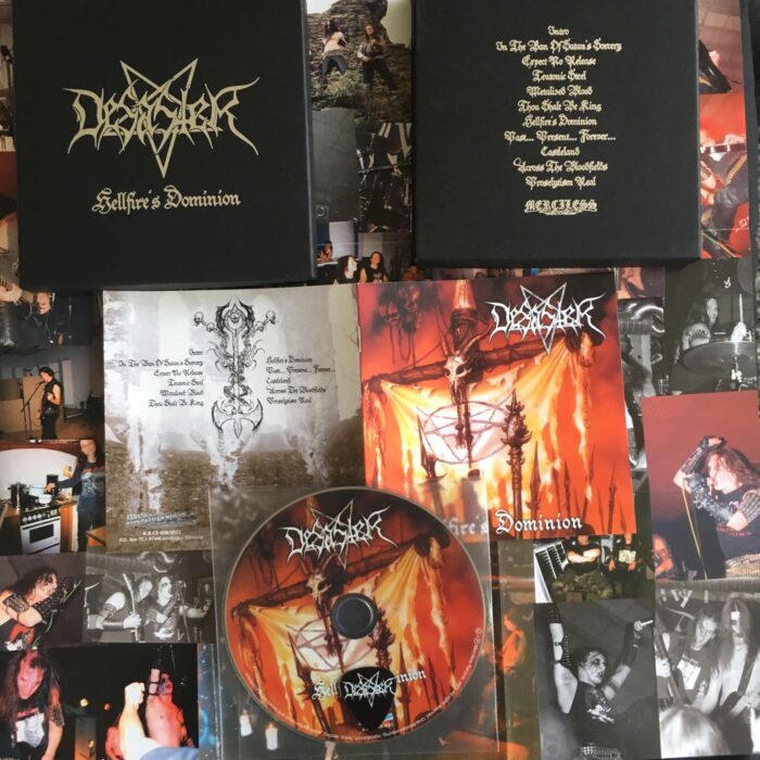 Desaster Hellfire's Dominion CD boxset 2022 special edition Vicious records
