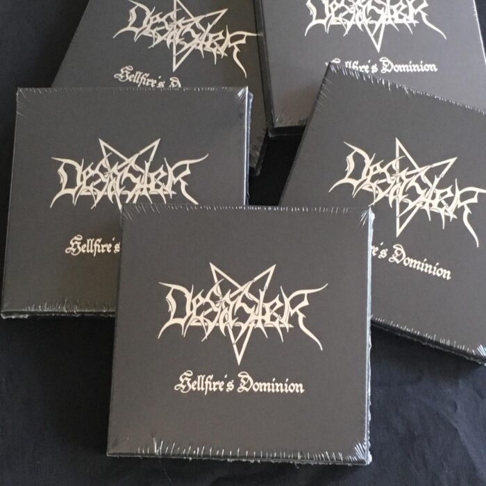 Desaster Hellfire's Dominion CD boxset Vicious witch records