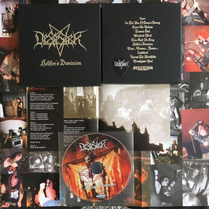 Desaster Hellfire's Dominion CD boxset special edition Vicious witch records
