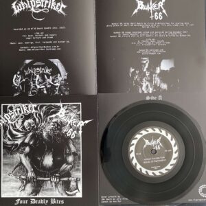 WHIPSTRIKER BUNKER 66 split vinyl vicious witch records