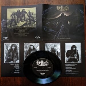 hellish the vermis mysteriis 7 inch vinyl vicious witch records