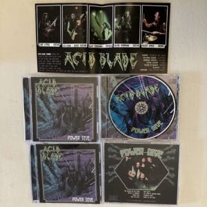 acid blade CD power dive vicious witch records
