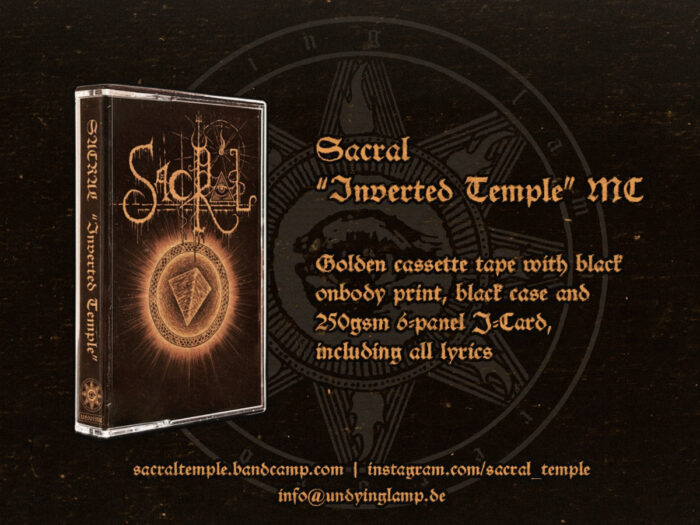 sacral inverted temple tape cassette vicious witch records