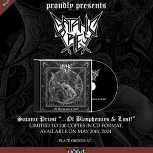 Satanic Priest CD vicious witch records