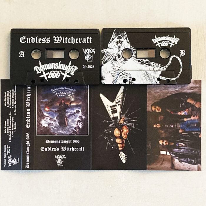 demonslaught 666 cassette vicious witch records