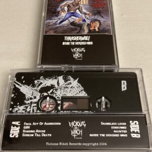 Thrasherwolf inside the sickened mind cassette tape 2 vicious witch records