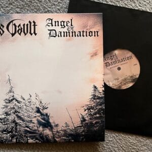 ANGEL OF DAMNATION CROSS VAULT 10 inch split vinyl vicious witch records