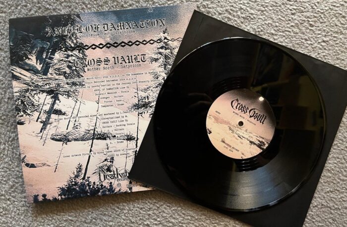 ANGEL OF DAMNATION CROSS VAULT split vinyl vicious witch records