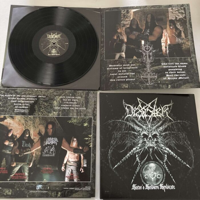 desaster Satan's Soldiers Syndicate vinyl LP vicious witch records