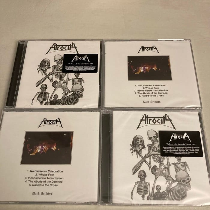 atrocity To Be... ...Or Not To Be CD vicious witch records