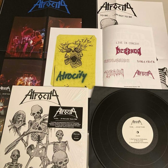 atrocity To Be... ...Or Not To Be lp vicious witch records