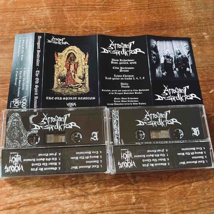 Arrogant Destruktor the old spitit remains MC vicious witch records