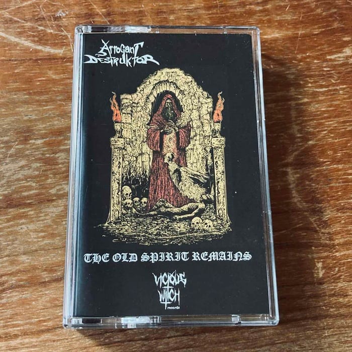 Arrogant Destruktor the old spitit remains black metal vicious witch records