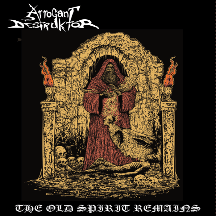 arrogant destruktor the old spirit remains cassette vicious witch records